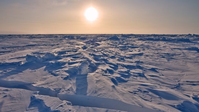 Gelo marinho no Ártico