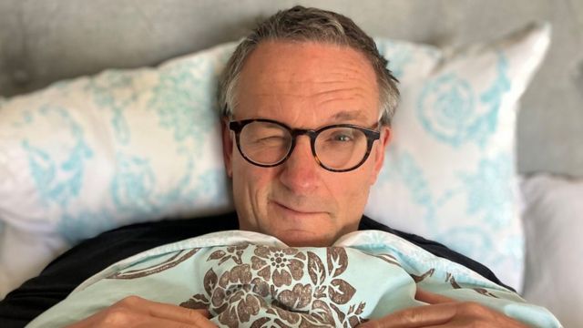 Michael Mosley in bed