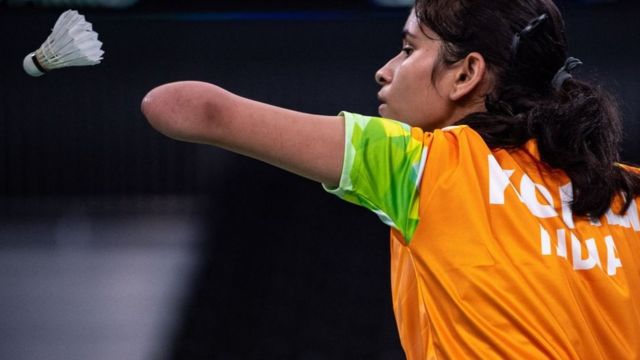 மாற்றுத்திறனாளி பெண் வீராங்கனை