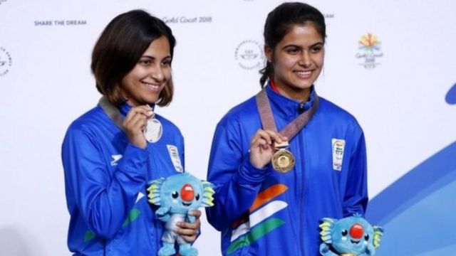 மனு பேகர் மற்றும் ஹீனா சித்து