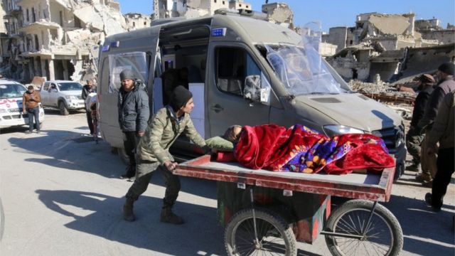 مدنيين في شرقي حلب