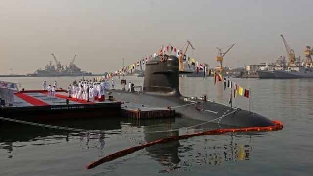 भारतीय नौसेना की एक पनडुब्बी