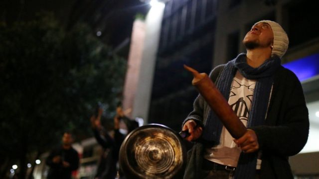 Protesta en Colombia