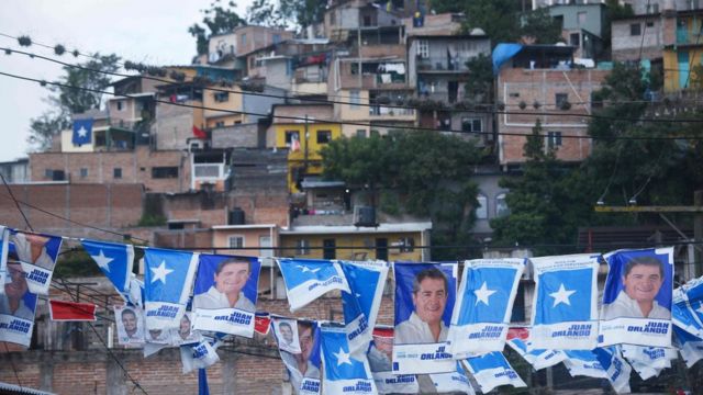 Propaganda electoral en Honduras.