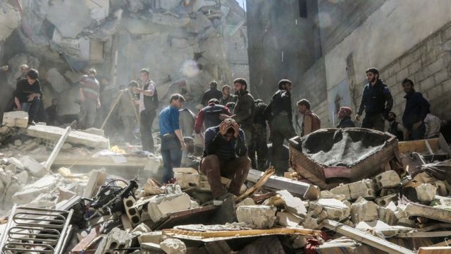 Разрушенное здание