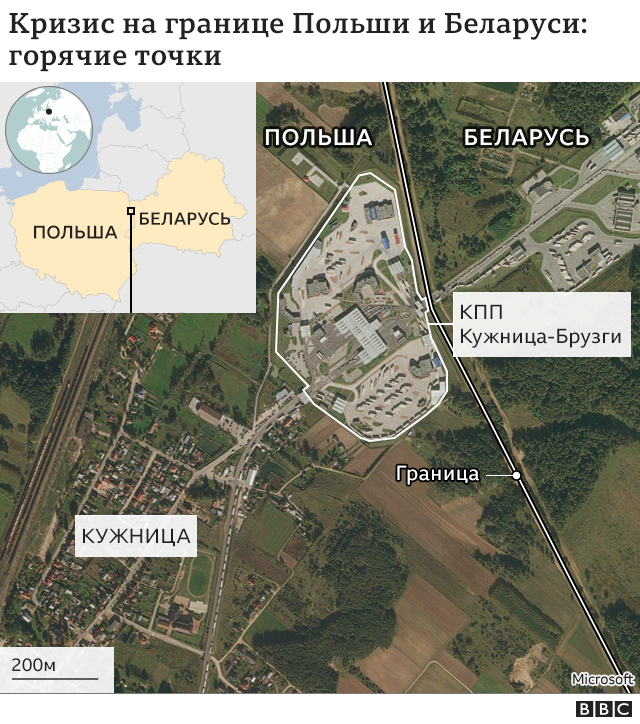 карта КПП Кужница