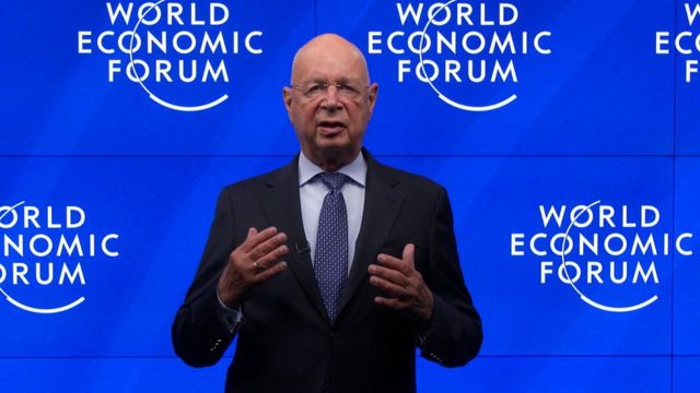 Klaus Schwab speaks as part of SWITCH GREEN during day 1 of the Greentech Festival at Kraftwerk Mitte aired on September 16, 2020 in Berlin, Germany