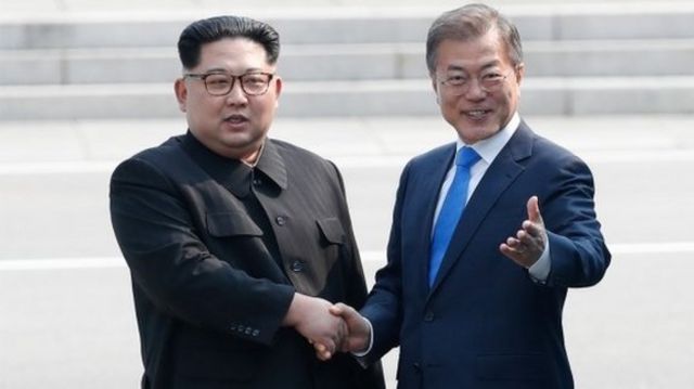 Kim and Moon