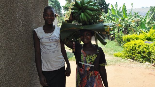 Villagers in Daniel's village in the Ntangamo region