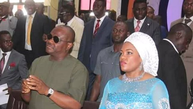 Nyesom Wike na Nwunye ya