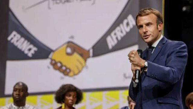 Emmanuel Macron au sommet Afrique-France
