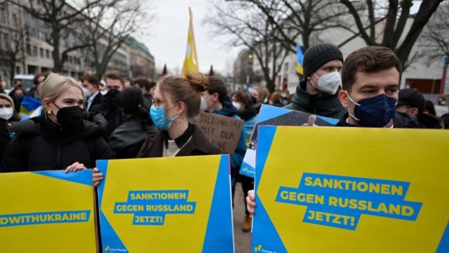 Manifestación en Berlin