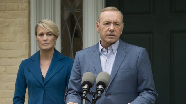 Robin Wright y Kevin Spacey