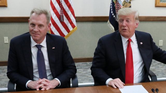Патрик Шанахан и Дональд Трамп