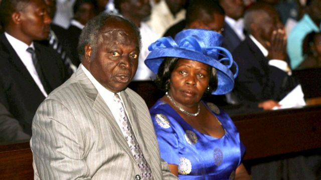 Lucy na Mwai Kibaki