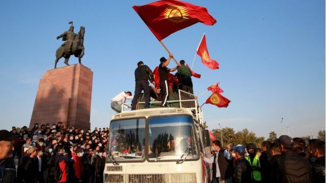 Protestas en Kirguistán