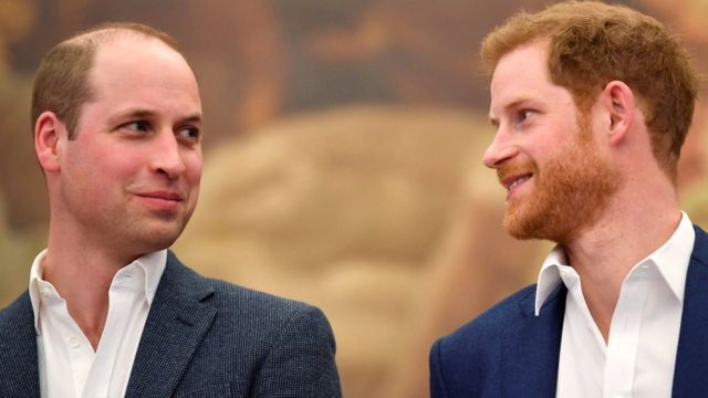 El príncipe William y el príncipe Harry