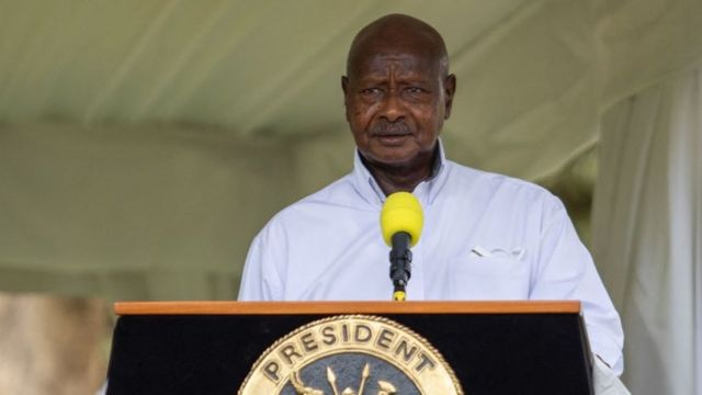 Ugandan President Yoweri Museveni.