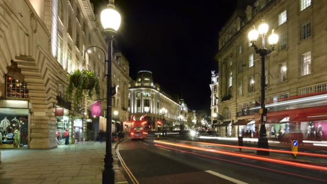 Calles de Londres por la noche