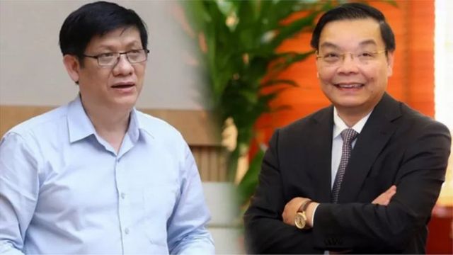 Cựu Bộ trưởng Y tế Nguyễn Thanh Long và cựu Chủ tịch Hà Nội Chu Ngọc Anh bị bắt ngày 7/6 do liên quan 'đại án' Việt Á