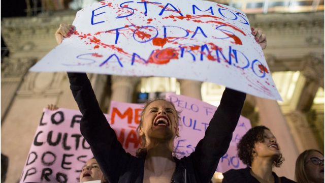 Protesters: 'End Brazilian Machismo' After Alleged Gang Rape