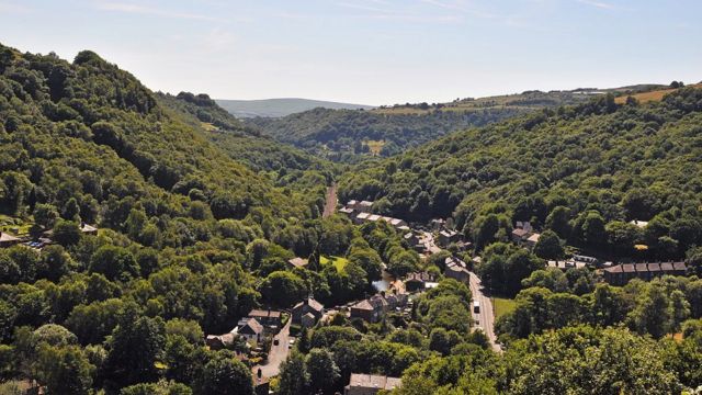 El paisaje del valle de Calde