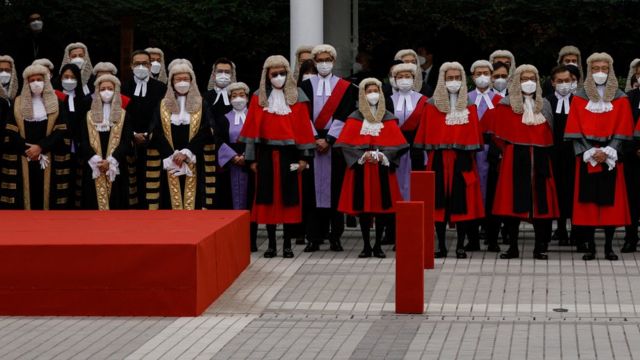 中国香港特区法官出席法律年度开启典礼（16/1/2023）