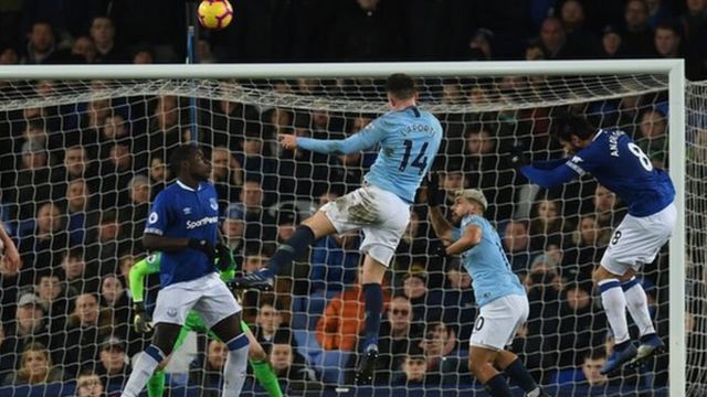 Everton Manchester City City Yapanda Juu Ye Jedwali Baada Ya Kuishinda Everton Bbc News