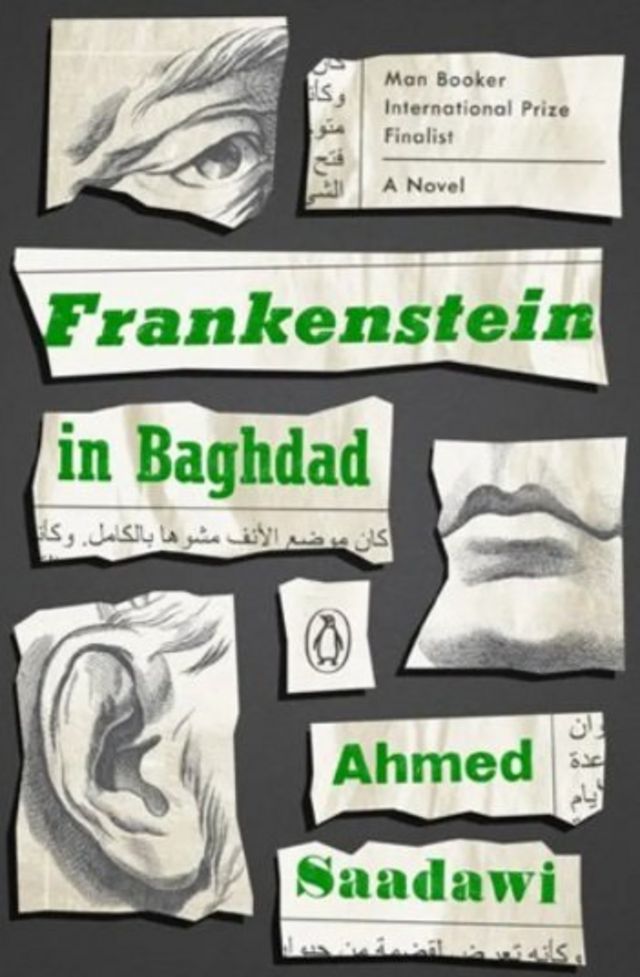 Čovekoliko stvorenje koje je napravio čovek u središtu je satiričnog romana Ahmeda Sadavija Frankenštajn u Bagdadu