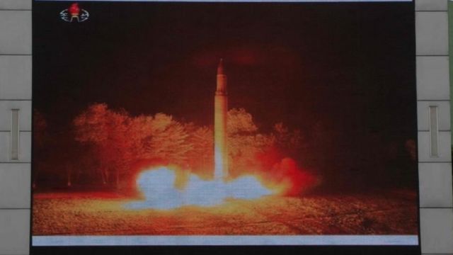 उत्तर कोरिया का मिसाइल परीक्षण