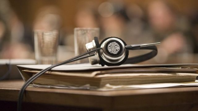 紐倫堡審判法庭用過的同傳耳機