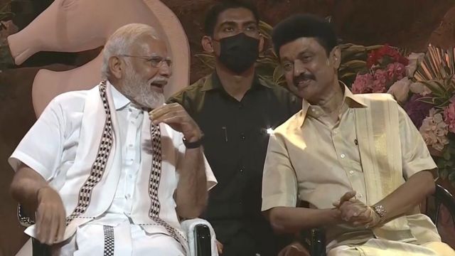 நரேந்திர மோதி - மு.க.ஸ்டாலின்