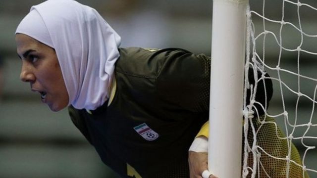 فرزانه توسلی دروازه‌بان تیم ملی فوتسال زنان ایران