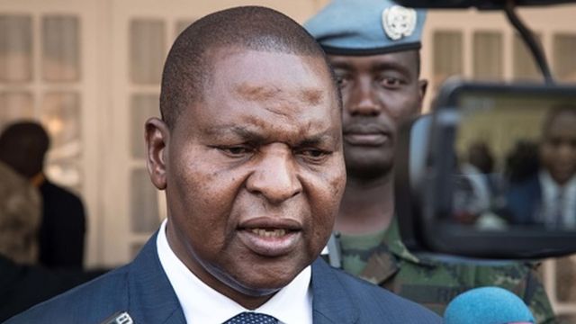 Le président centrafricain Faustin-Archange Touadéra