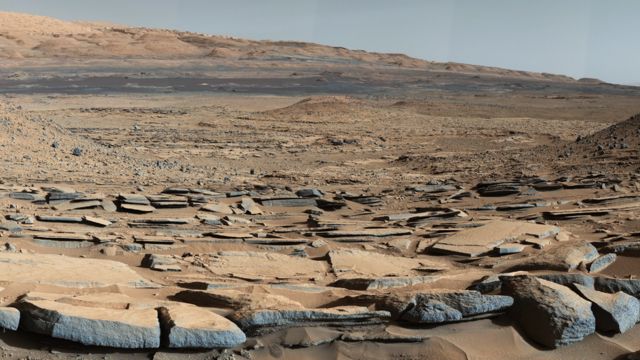 Le cratère Gale sur Mars