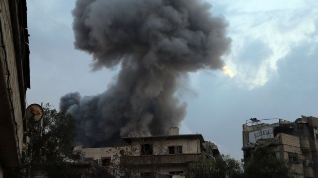 قصف في الغوطة الشرقية