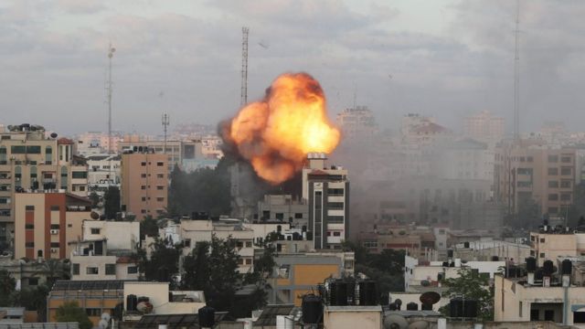 غارة جوية على غزة