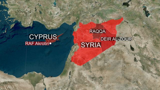 シリアとキプロスの位置関係