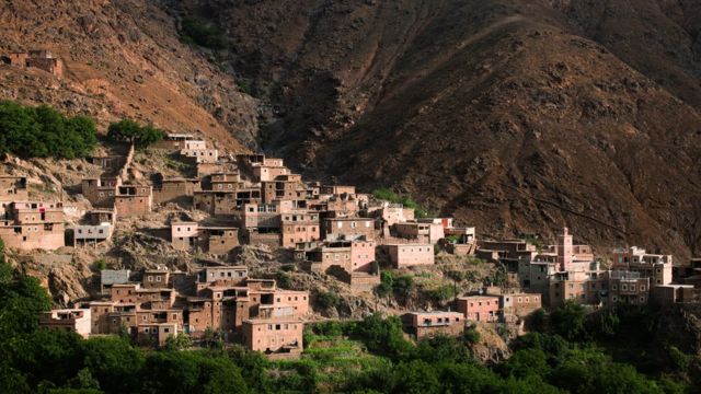 Comunidad en la montañas de Marruecos