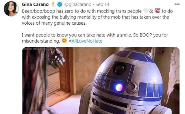 Gina Carano Tweets