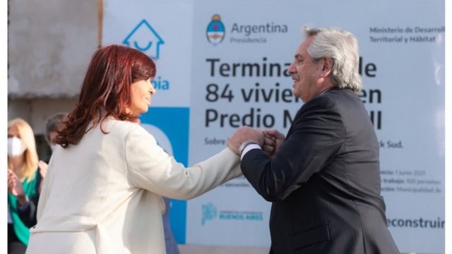 Cristina Fernández de Kirchner y Alberto Fernández