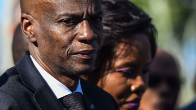 Haiti Cumhurbaşkanı Jovenel Moise ve eşi