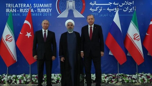 اردوغان روحانی پوتین