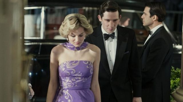 《王冠》第四季当中扮演戴安娜王妃的艾玛·科林和扮演查尔斯王子的乔什·奥康纳双双获提名。(photo:BBC)