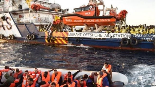 MOAS has rescued 7,826 people in the Mediterranean since April.
