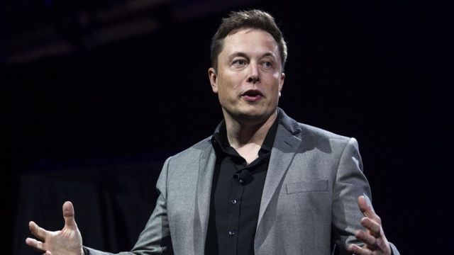 Elon Musk durante la conferencia en Guadalajara, México, este martes.