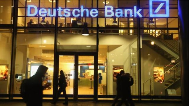 Entrada al Deutsche Bank