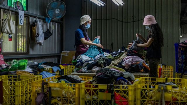 陈陈认为，旧衣回收行业在中国有前景。(photo:BBC)