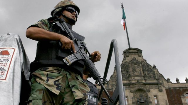 Soldado en Ciudad de México
