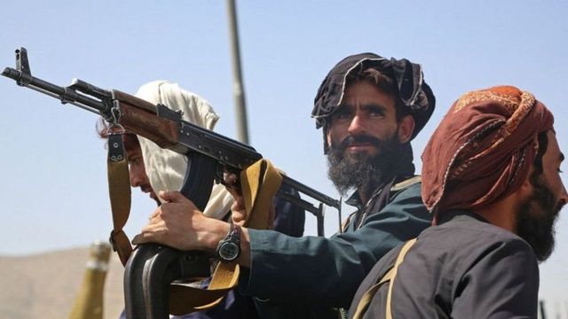 塔利班把守喀布尔(photo:BBC)